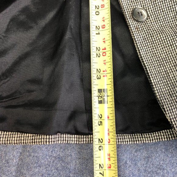 Vintage Stephan Douglas Wool Polyester Bland Skirt Suit w Lime Green Shirt - Picture 7 of 11